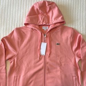 NWT- Lacoste full zip hoodie